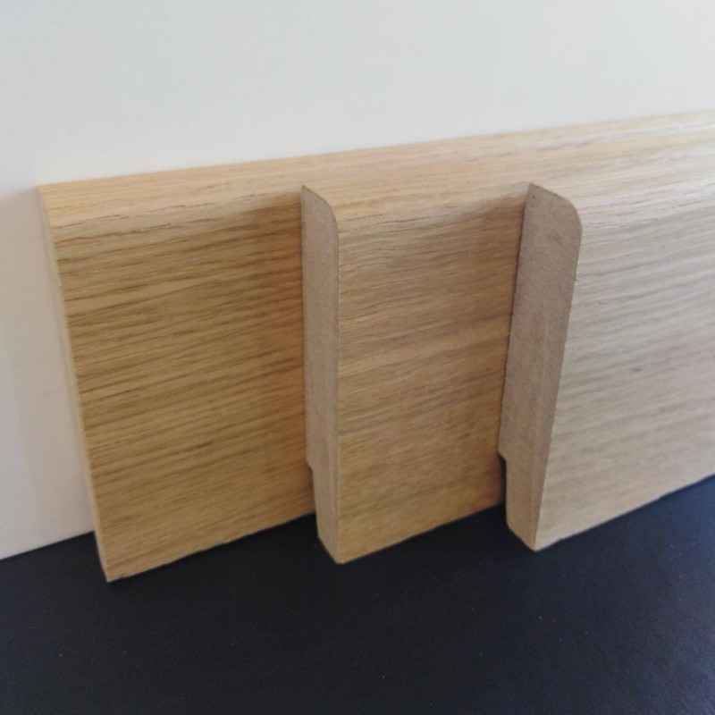 Grīdlīstes - MDF 12x60 Finierēts ozols