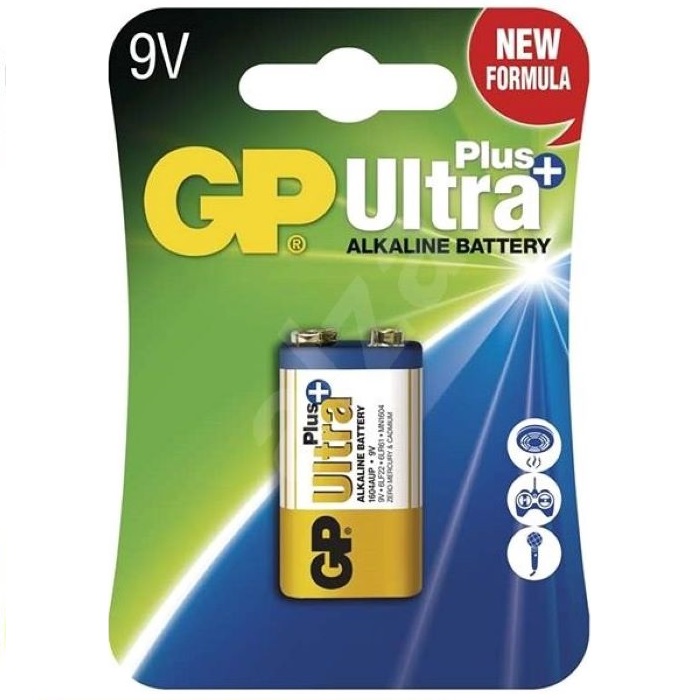 Baterijas - GP ULTRA baterija KRONA 6LF22 / 9V
