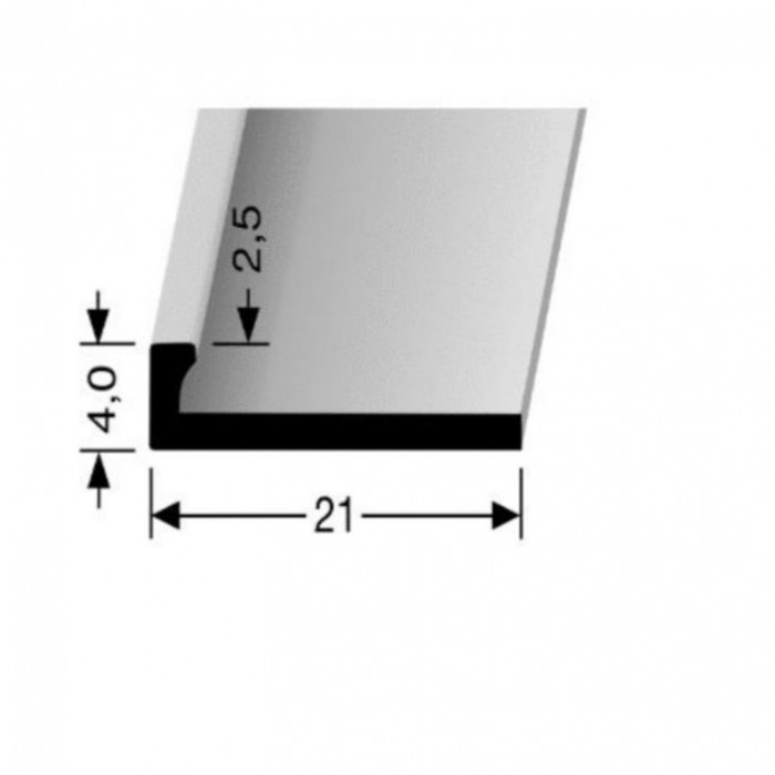 Citi - 300 U SBS 21900204 Alu Nature, 2.5 mm, 2.5m