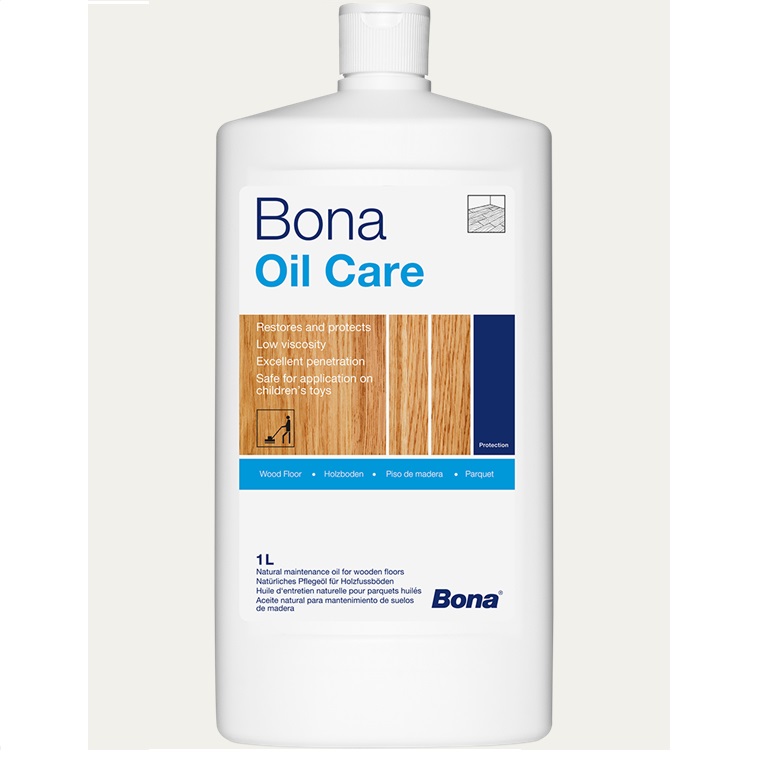 Vaskošana, eļļošana, lakošana - BONA OIL CARE eļļota parketa aizsardzības līdzeklis