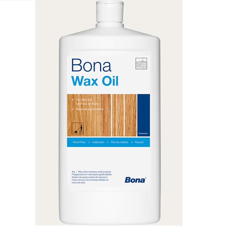 Vaskošana, eļļošana, lakošana - BONA WAX OIL eļļota parketa periodiskās kopšanas līdzeklis