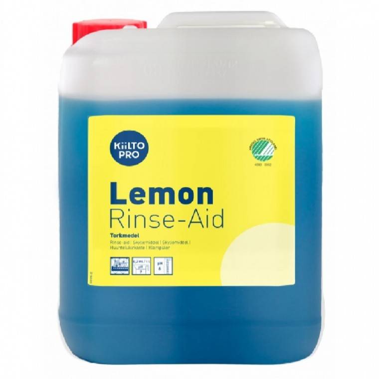 Trauku mazgāšana Kiilto LEMON RINSE AID