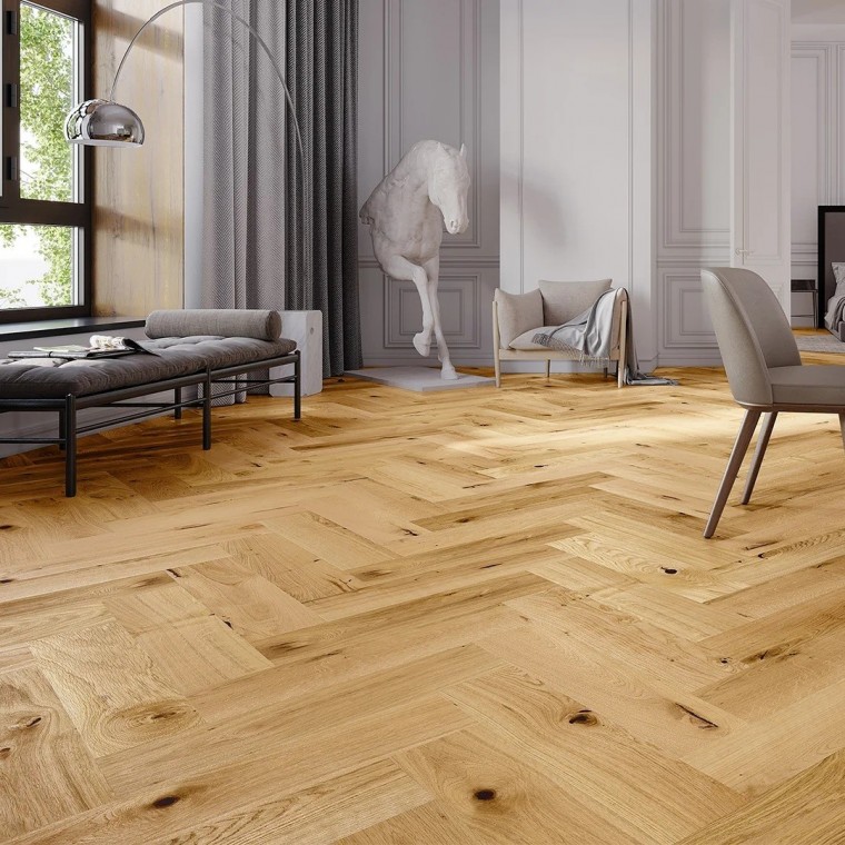 Parkets - Ozols Eļļa Birstēts Mix Skujiņa 4V TG Melna špaktele 18x90 GGXJOKWE