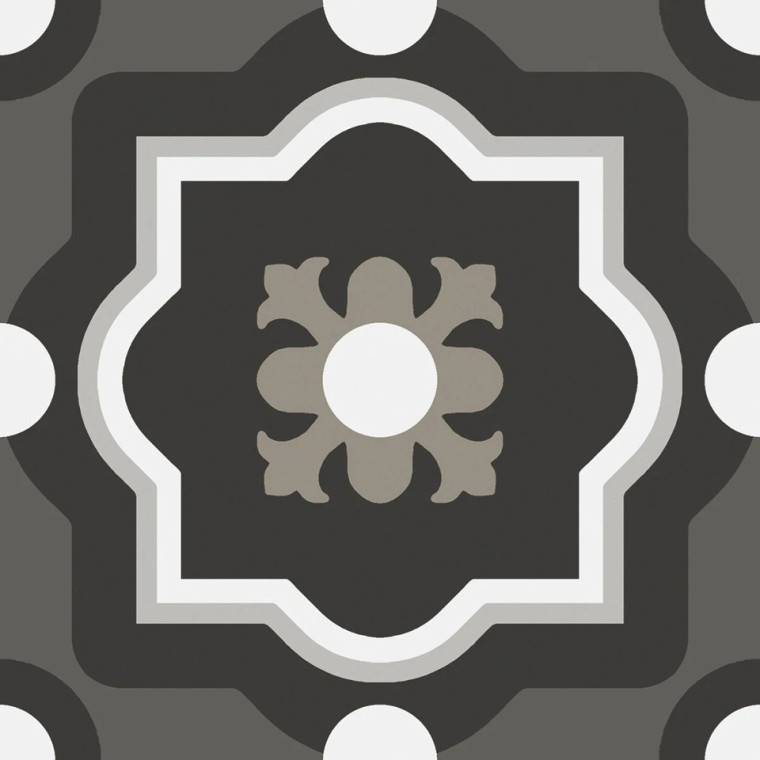 Flīzes Patchwork B&W 04 20x20***, PBWA4/20