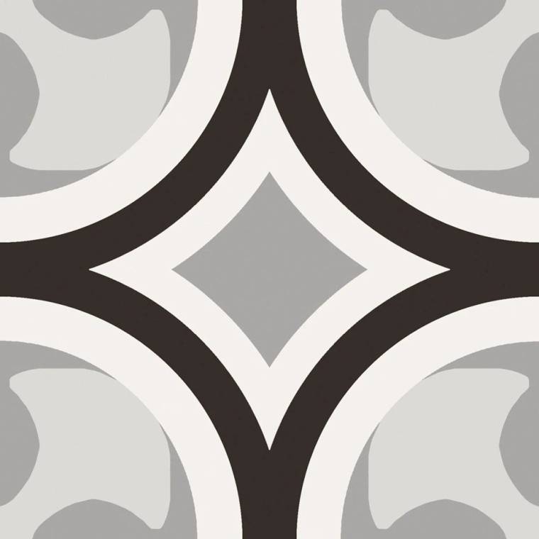 Flīzes Patchwork B&W 01 20x20***, CSAPBW0120
