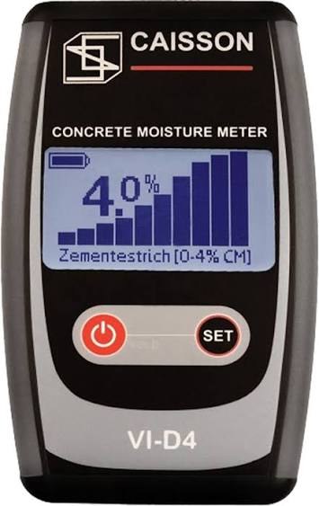 Betona pamatnes mitruma mērītājs ar rādījumu CM procentos