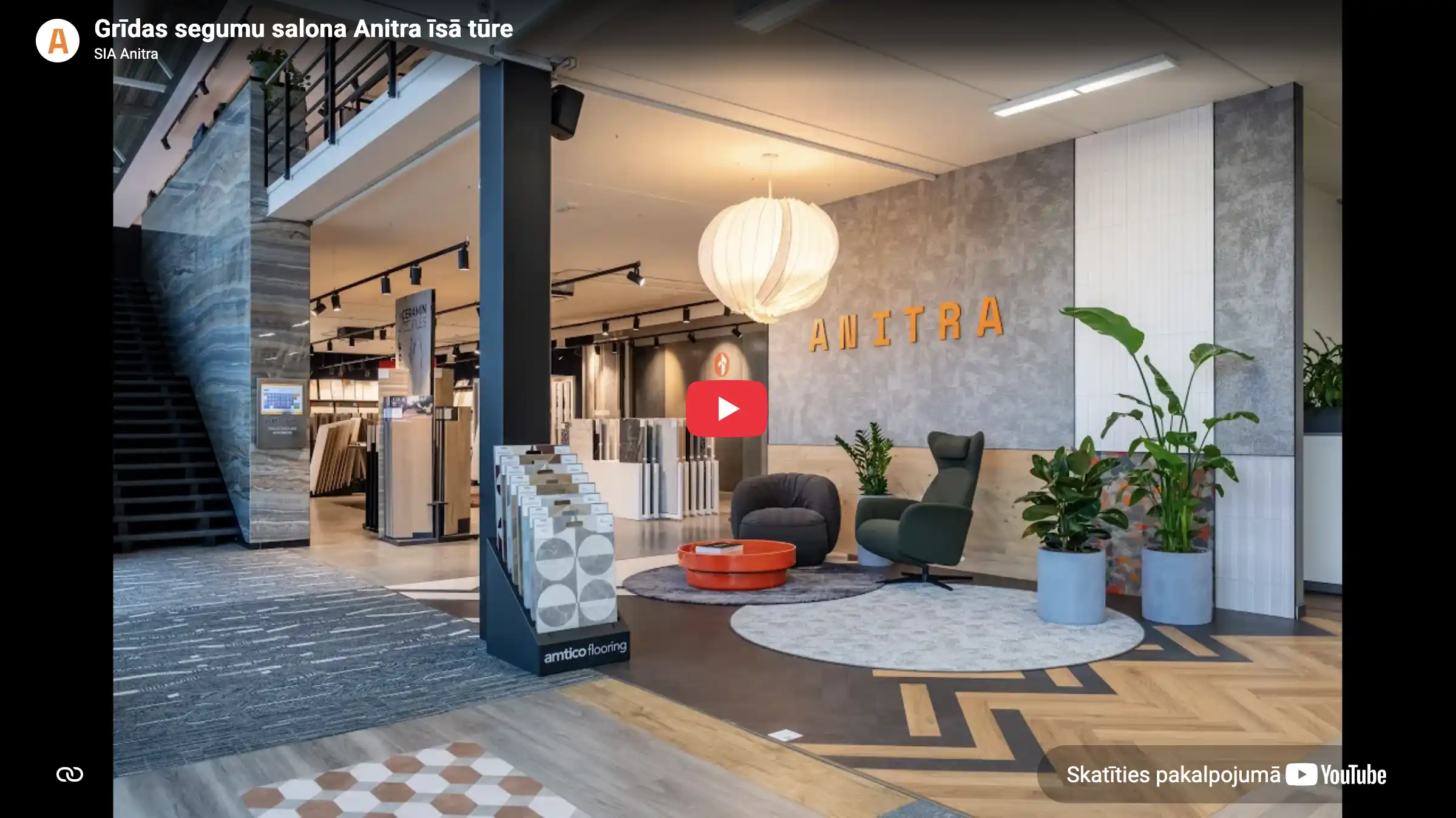 Virtuālā tūre 360&deg; pa Anitras grīdu salonu